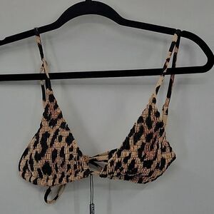 3For$20 Zaful bikini top leopard print size S